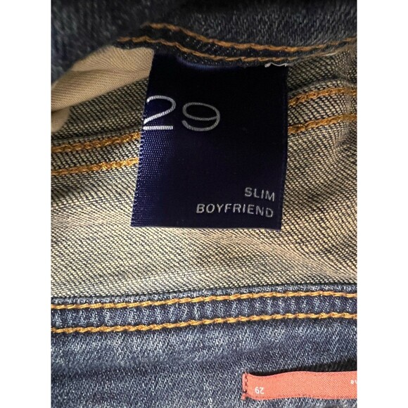 Anthropologie Pilcro Medium Wash Slim Boyfriend Denim Jeans Womens Sz 29 - Picture 3 of 4